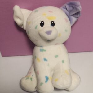 Ty Plush Confetti Puppy with Lavender Ears